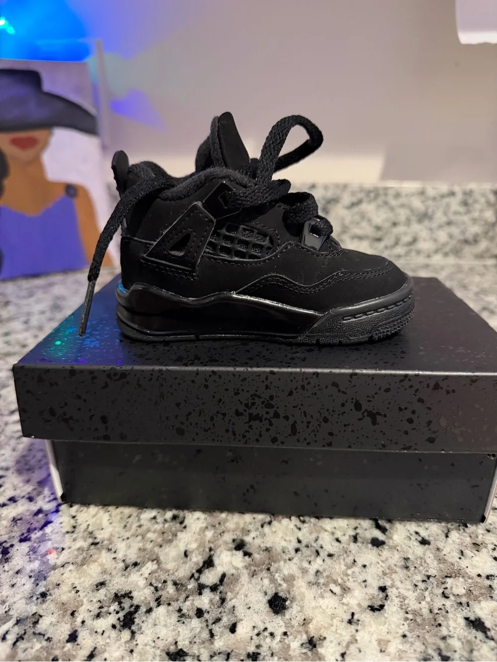Jordan Kids' All-Black High-Top Sneakers